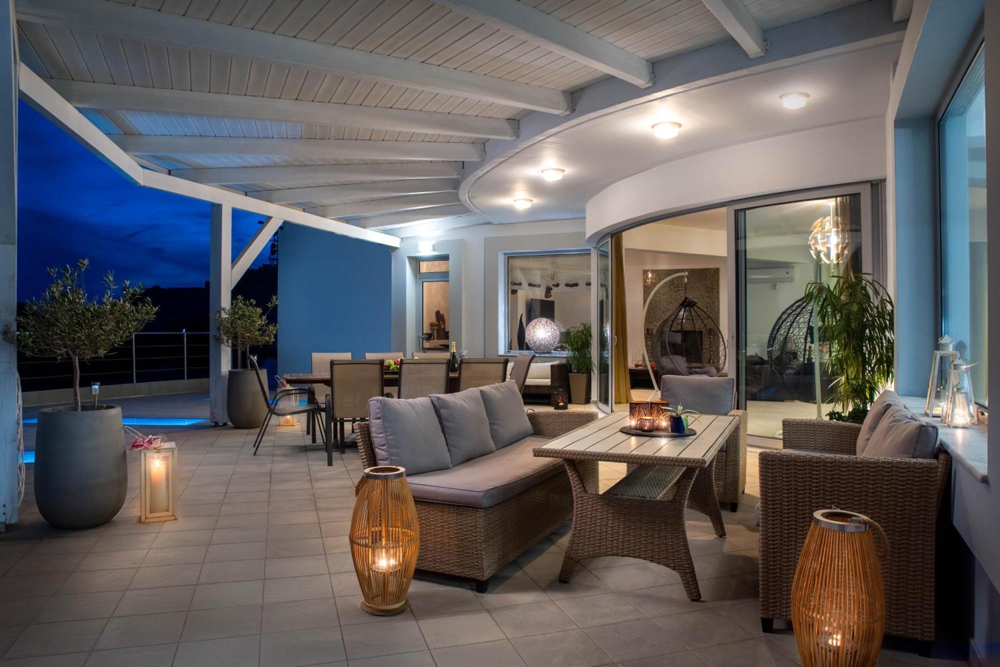 Villa Zafira - Seaview Manor With Heated Pool Καλλιθέα Εξωτερικό φωτογραφία