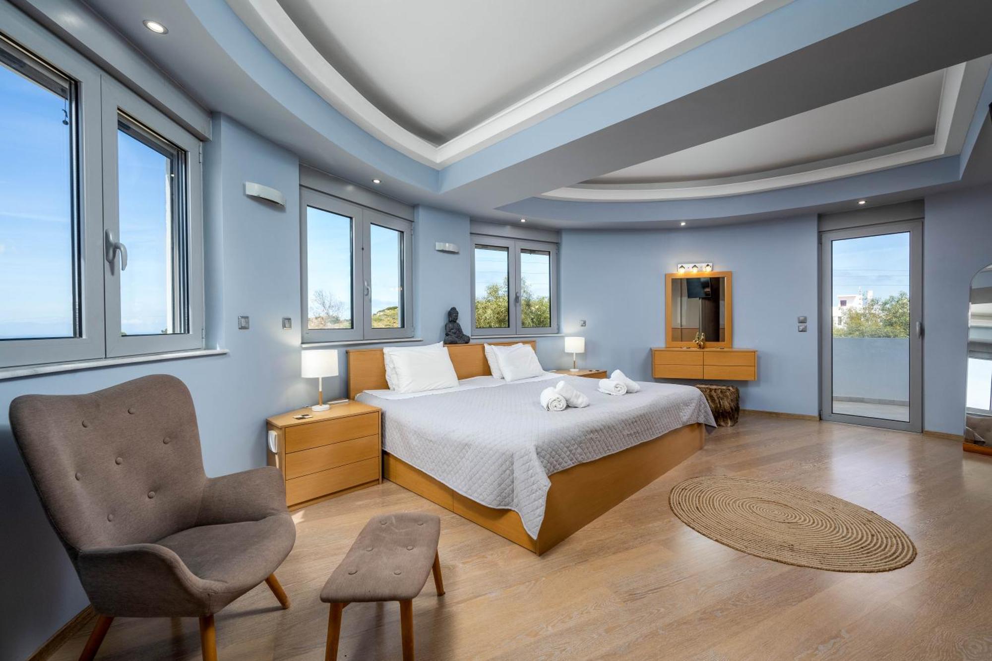 Villa Zafira - Seaview Manor With Heated Pool Καλλιθέα Εξωτερικό φωτογραφία