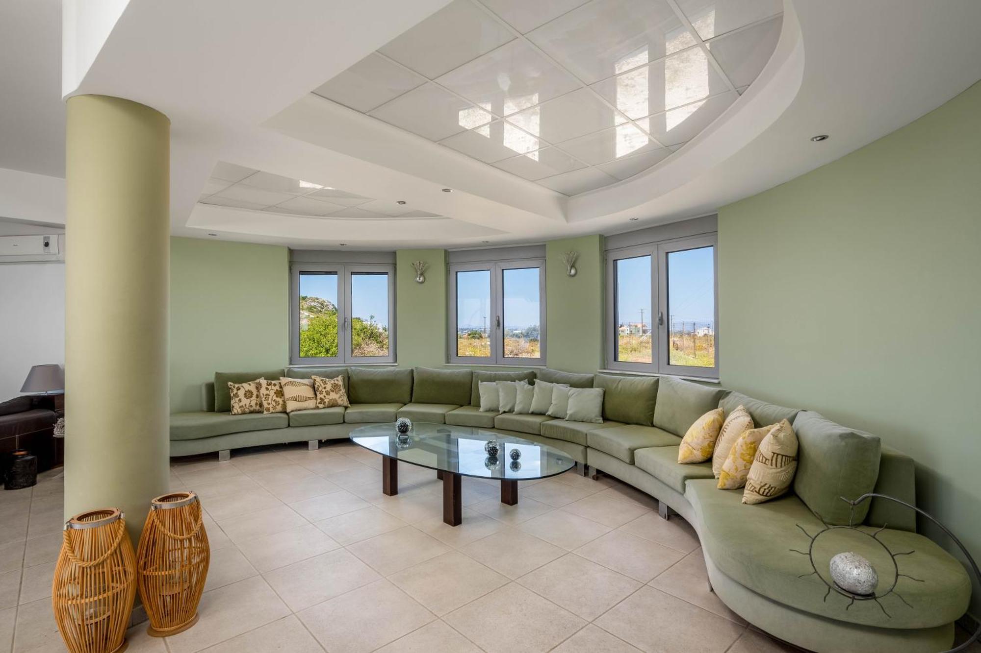 Villa Zafira - Seaview Manor With Heated Pool Καλλιθέα Εξωτερικό φωτογραφία