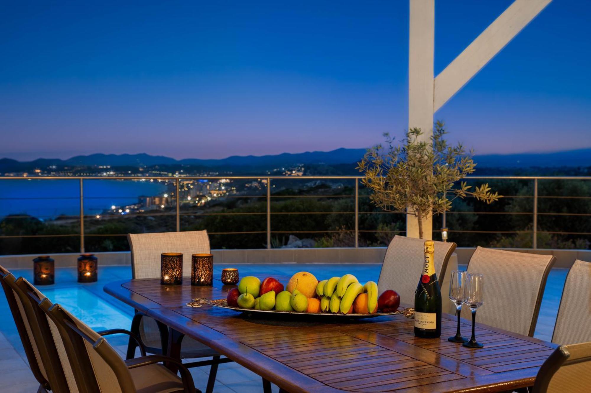 Villa Zafira - Seaview Manor With Heated Pool Καλλιθέα Εξωτερικό φωτογραφία