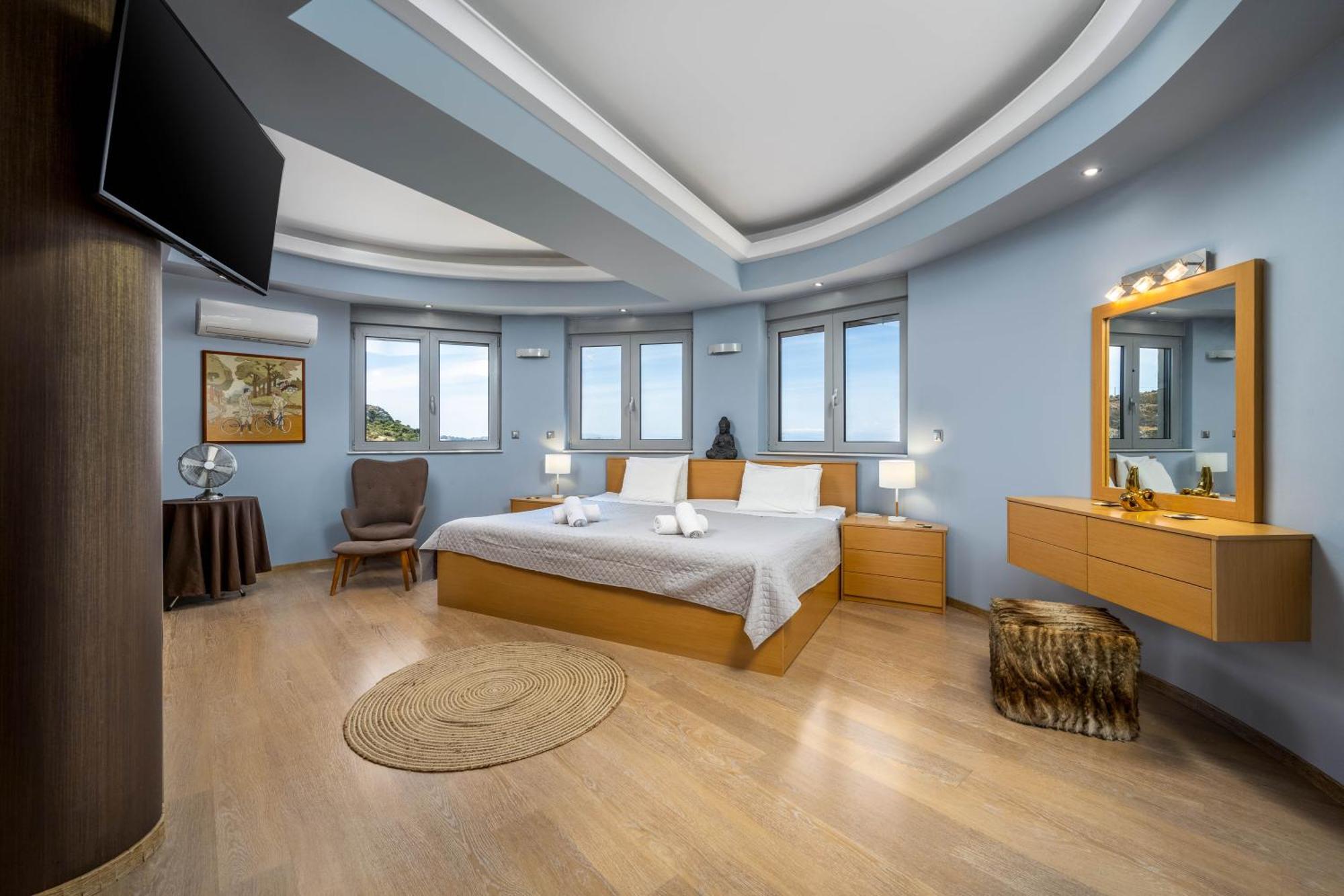 Villa Zafira - Seaview Manor With Heated Pool Καλλιθέα Εξωτερικό φωτογραφία