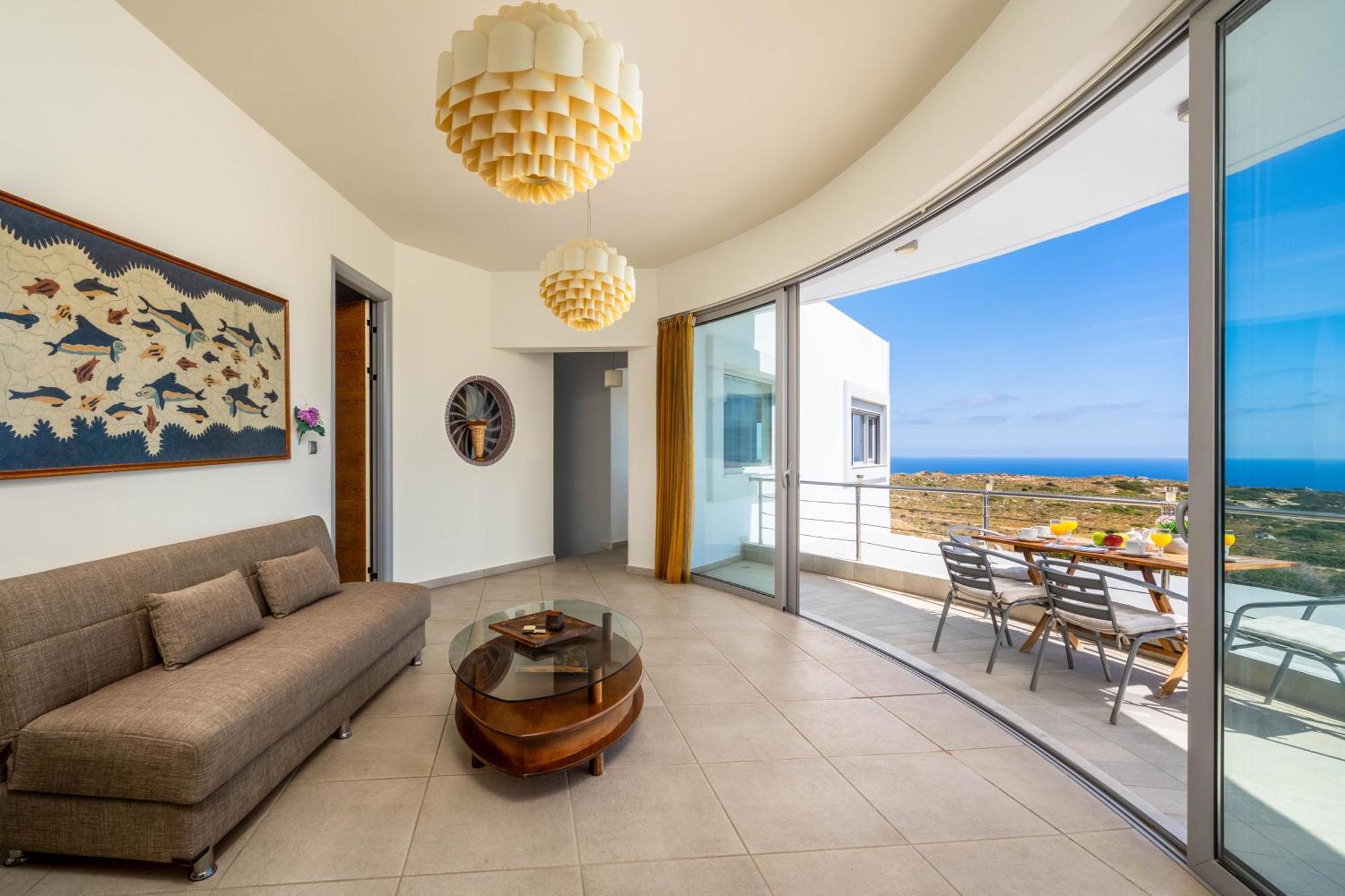 Villa Zafira - Seaview Manor With Heated Pool Καλλιθέα Εξωτερικό φωτογραφία