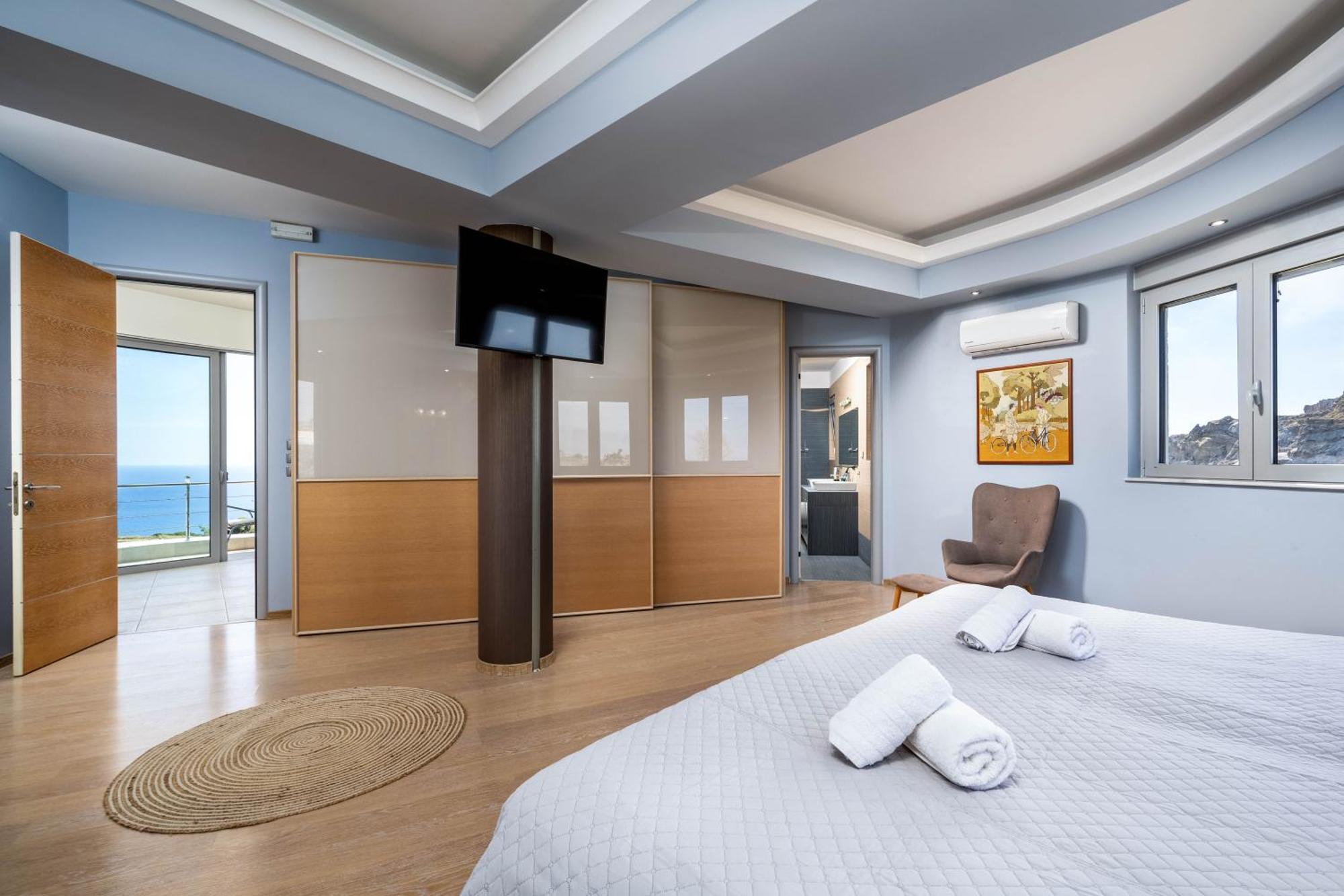 Villa Zafira - Seaview Manor With Heated Pool Καλλιθέα Εξωτερικό φωτογραφία